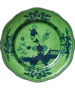 Kim Seybert Oriente Italiano Dinner Plate, Malachite, Set Of 2