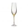 Kim Seybert Glassware Orion Champagne Glass In Gold, Set Of 4