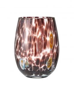 Kim Seybert Glassware Gala Tumbler In Black, Set Of 4