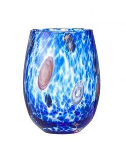 Kim Seybert Gala Tumbler In Blue, Set Of 4