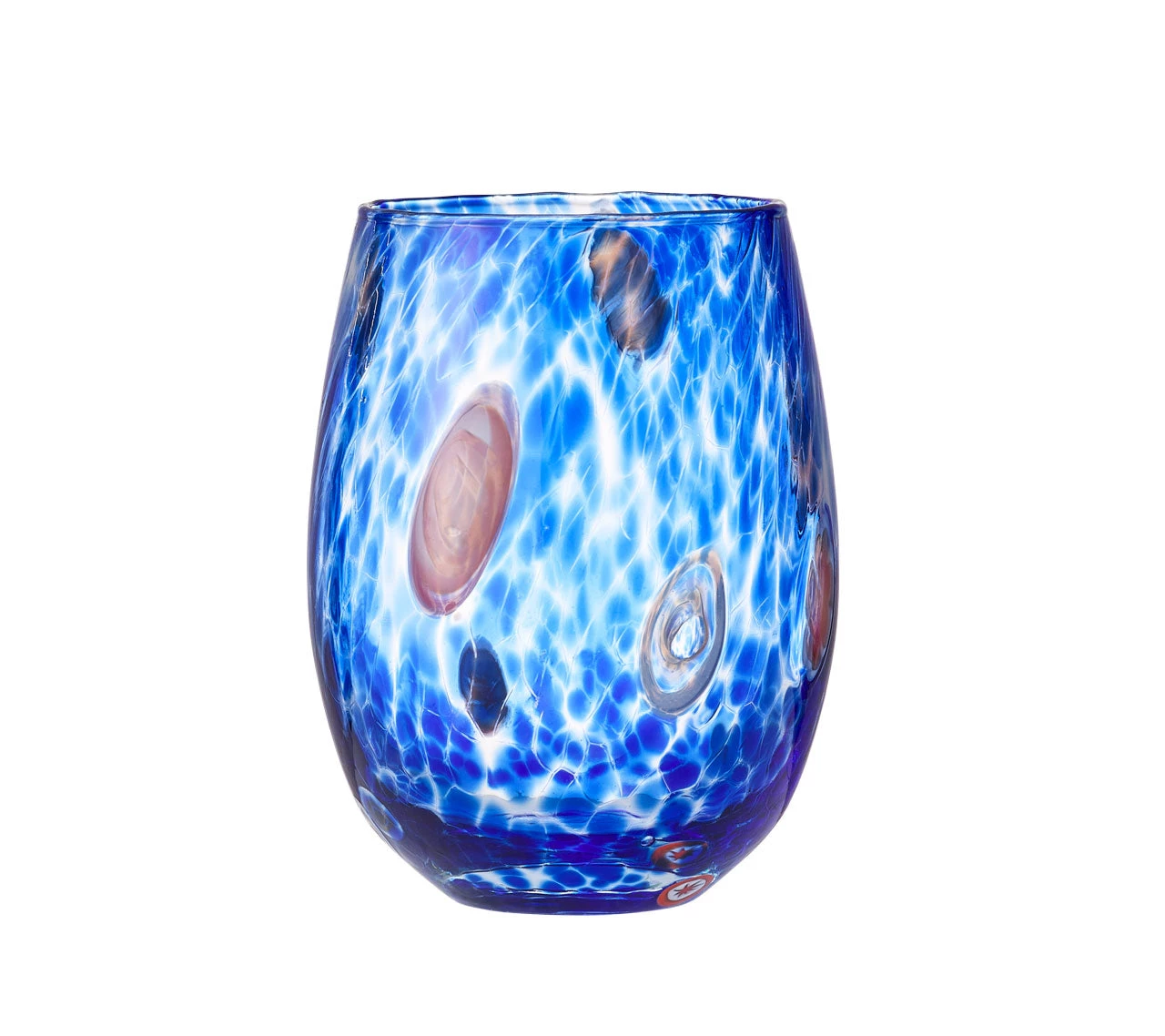Kim Seybert Gala Tumbler In Blue, Set Of 4