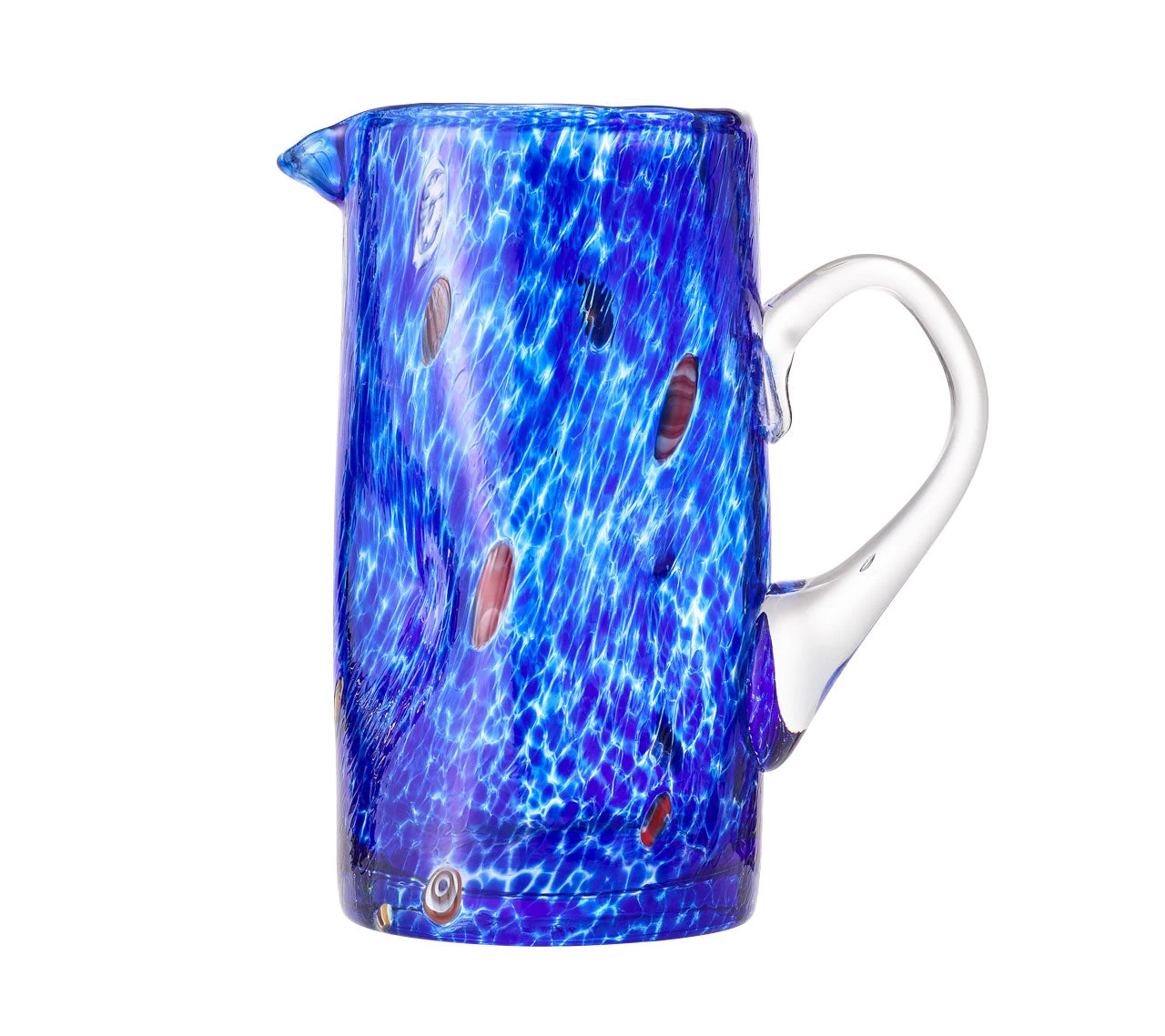Kim Seybert Glassware Gala Pitcher In Blue
