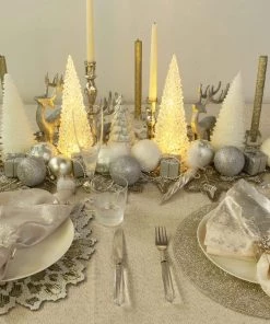 Kim Seybert Snowflake Napkin Rings In Silver & Gold, Set Of 4 In A Gift Box