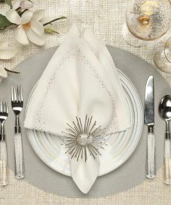 Kim Seybert Placemats Oval Shagreen Placemat In Elephant, Set Of 4