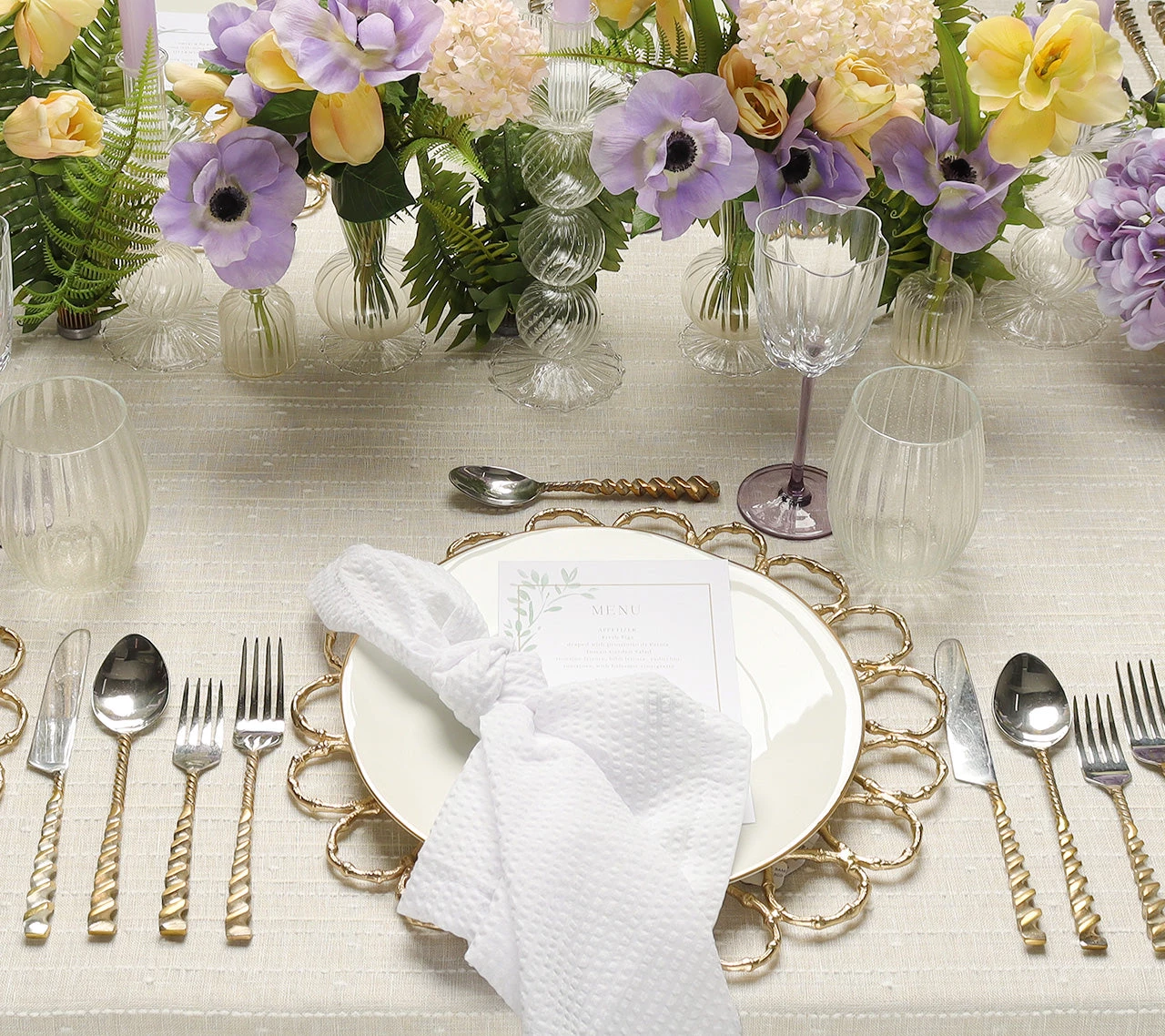 Kim Seybert, Inc. Tess Bud Vase In Clear, Set Of 3 In A Box