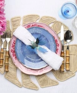 Kim Seybert Placemats Palm Leaf Placemat In Natural, Set Of 4