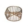 Kim Seybert Napkin Rings Cage Napkin Ring In Gold & Black, Set Of 4