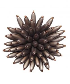 Kim Seybert Spoke Napkin Ring In Taupe, Set Of 4