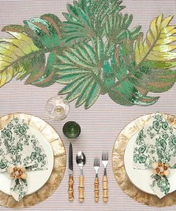 Kim Seybert Verdant Table Runner In Green Table Runners