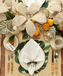 Kim Seybert Belize Placemat In Green, Set Of 4 Placemats