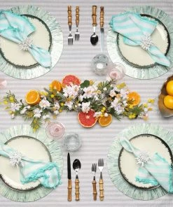 Kim Seybert Tahiti Placemat In Periwinkle, Set Of 4 Placemats