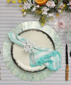 Kim Seybert Tahiti Placemat In Periwinkle, Set Of 4 Placemats