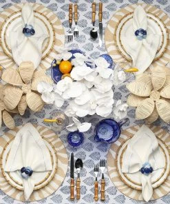 Kim Seybert Serengeti Placemat In White & Natural, Set Of 2 Placemats