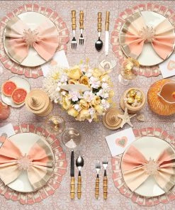 Kim Seybert Triton Placemat In Ivory & Blush, Set Of 2 Placemats