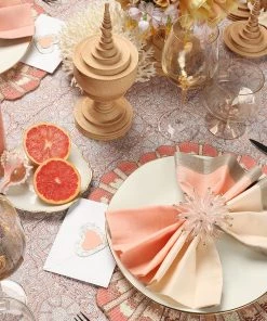 Kim Seybert Triton Placemat In Ivory & Blush, Set Of 2 Placemats