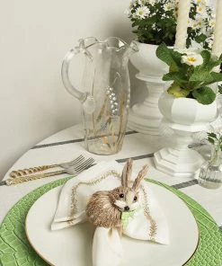 Kim Seybert Placemats Croco Placemat In Green, Set Of 4