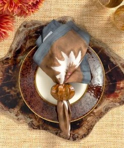 Kim Seybert Placemats Fossil Placemat In Brown & Multi, Set Of 4