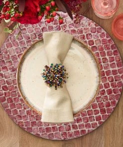 Kim Seybert Jaal Placemat In Plum, Set Of 4 Placemats