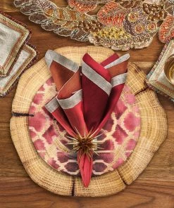 Kim Seybert Woodland Placemat In Natural & Brown, Set Of 4