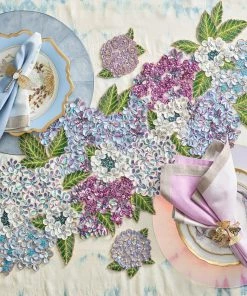 Kim Seybert Table Runners Hydrangea Table Runner In Multi