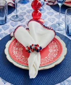 Kim Seybert Saigon Placemat In Navy, Set Of 4 Placemats