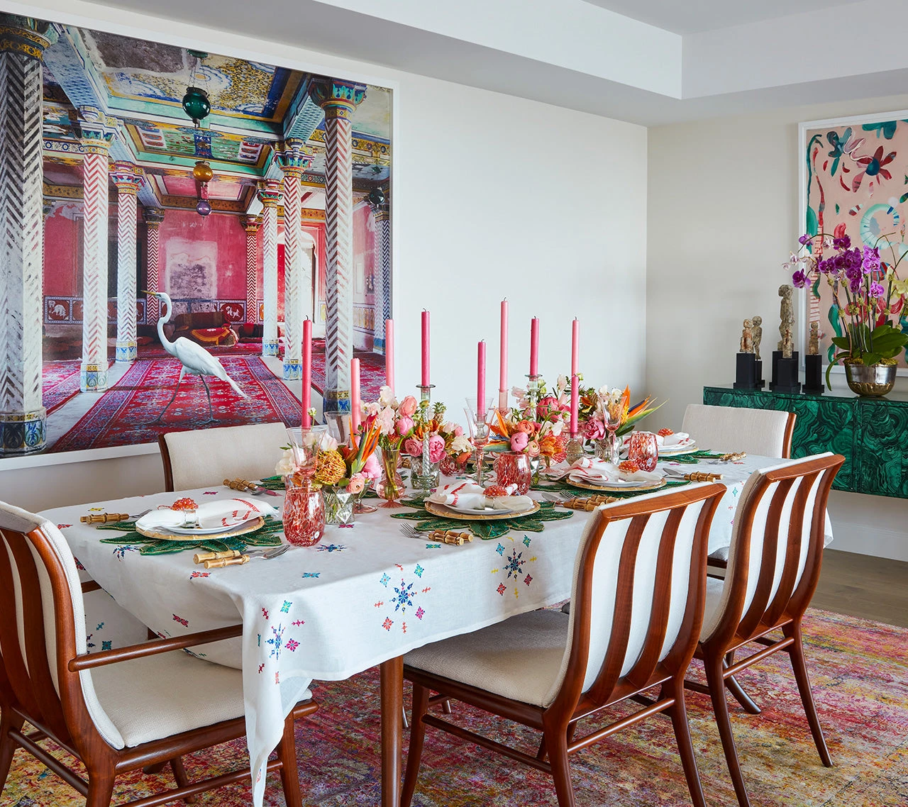 Kim Seybert Glassware Gala Tumbler In Orange, Set Of 4