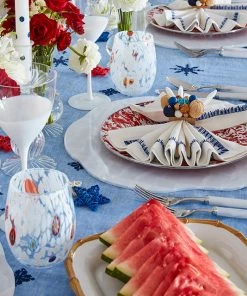 Kim Seybert Gala Tumbler In White, Set Of 4