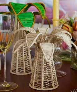 Kim Seybert Palm Tree In Natural, Small Home Decor