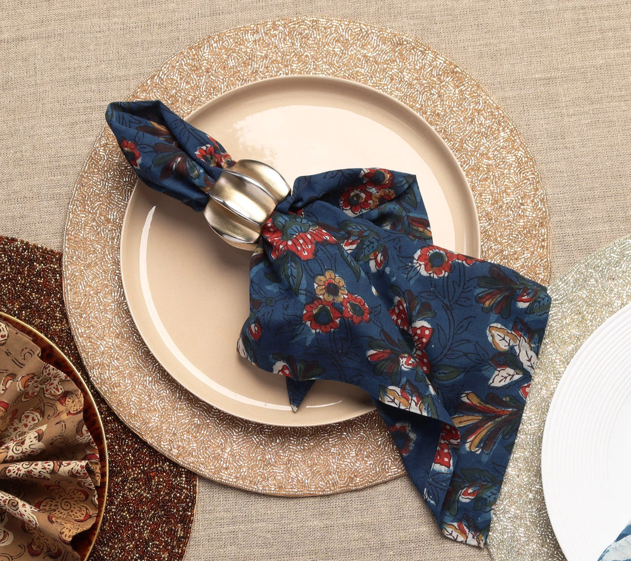 Kim Seybert Napkins Lizzy Napkin In Multi, Set Of 4