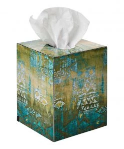 Kim Seybert Home Decor Mirage Tissue Box