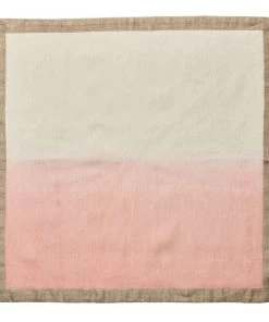 Kim Seybert Napkins Dip Dye Napkin In Blush & Gold, Set Of 4