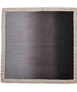 Kim Seybert Napkins Dip Dye Napkin In Gray & Black, Set Of 4