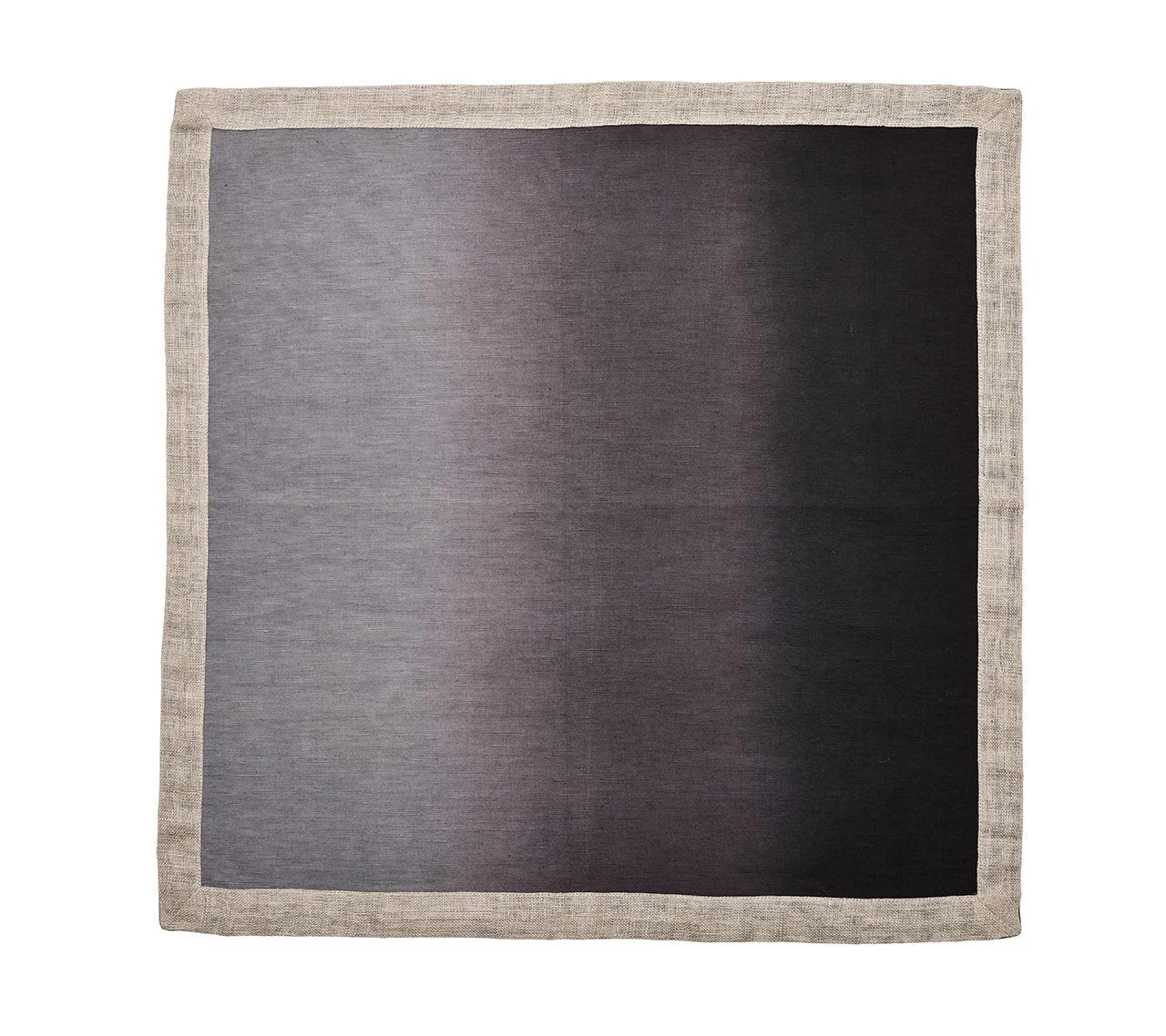 Kim Seybert Napkins Dip Dye Napkin In Gray & Black, Set Of 4