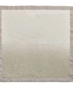 Kim Seybert Napkins Dip Dye Napkin In Gray & Silver, Set Of 4