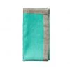 Kim Seybert Napkins Dip Dye Napkin In Mint & Silver, Set Of 4
