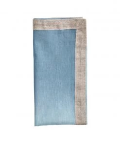 Kim Seybert Dip Dye Napkin In Sky & Blue, Set Of 4 Napkins