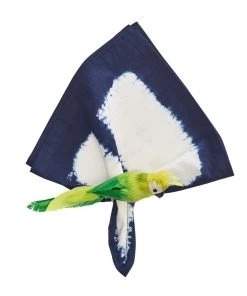 Kim Seybert Napkins Congo Napkin In White & Blue, Set Of 4