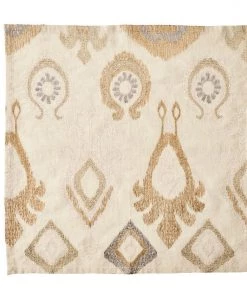 Kim Seybert Marrakech Napkin In Natural, Ivory & Gold, Set Of 4