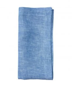 Kim Seybert Oxford Napkin In Periwinkle, Set Of 4 Napkins