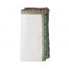 Kim Seybert Spectrum Napkin In White & Multi, Set Of 4 Napkins
