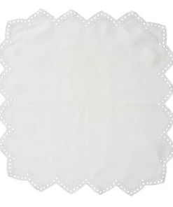 Kim Seybert Tapestry Napkin In White, Set Of 4