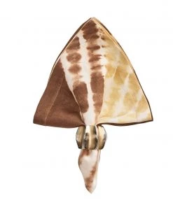 Kim Seybert Duo Dye Napkin In Natural & Brown, Set Of 4