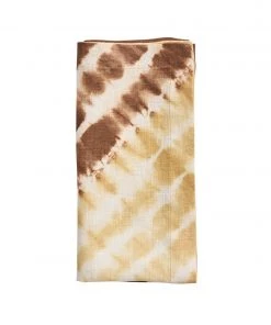 Kim Seybert Duo Dye Napkin In Natural & Brown, Set Of 4