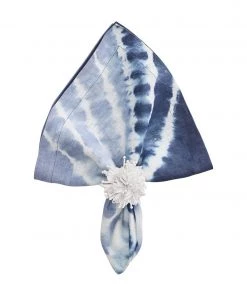 Kim Seybert Duo Dye Napkin In Navy & Periwinkle, Set Of 4