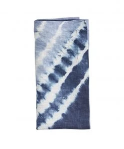 Kim Seybert Duo Dye Napkin In Navy & Periwinkle, Set Of 4