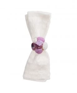 Kim Seybert Seersucker Napkin In White, Set Of 4