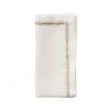 Kim Seybert Napkins Filament Napkin In White & Gold & Silver, Set Of 4
