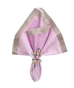 Kim Seybert Napkins Dip Dye Napkin In Lilac, Set Of 4
