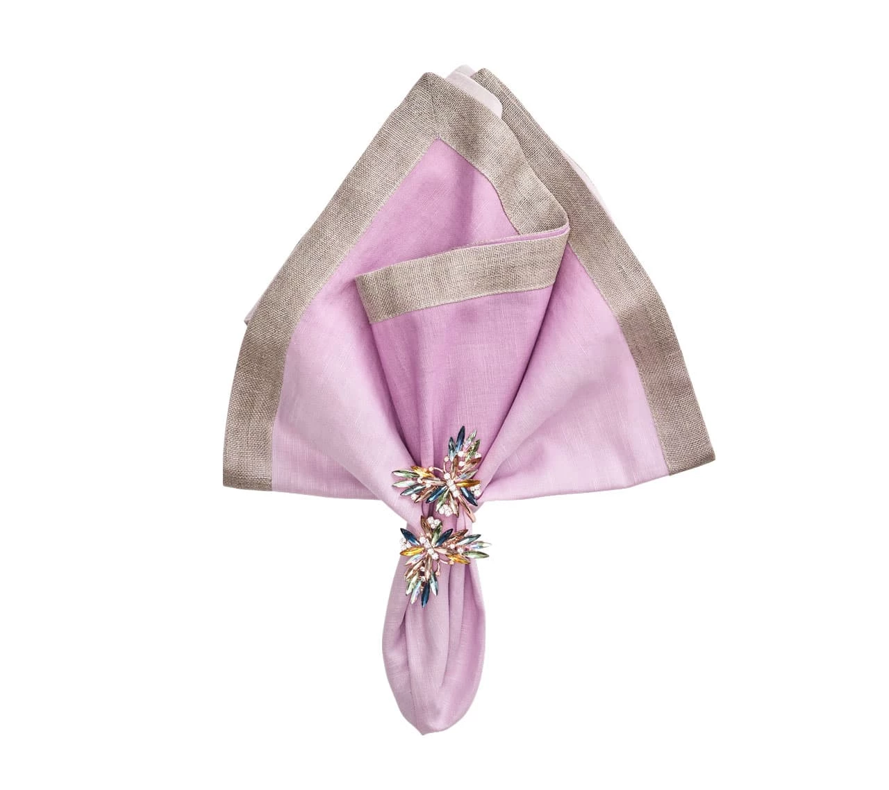 Kim Seybert Napkins Dip Dye Napkin In Lilac, Set Of 4