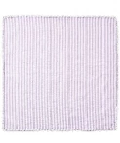 Kim Seybert Seersucker Napkin In Lilac & White, Set Of 4 Napkins